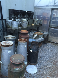 Churns, Planters, Garden-ware, Watering cans